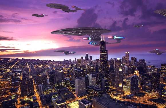 Enterprise (Star Trek) Sci Fi Space Invasion