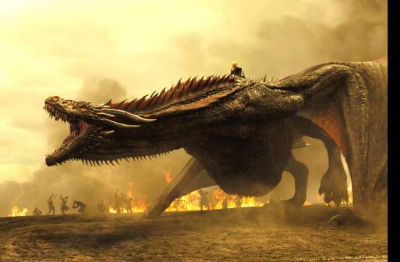 Epic Drogon and Daenerys - Game of Thrones