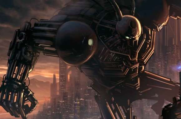 Epic Sci-Fi Robot A Clash of Giants