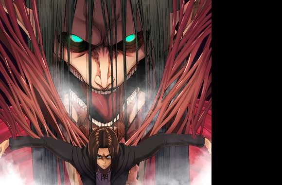 Eren Yeager Anime Attack On Titan Dark Anime Founding Titan 8k Ultra