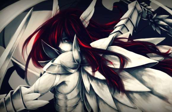 Erza Scarlet Armored Warrior - Fairy Tail