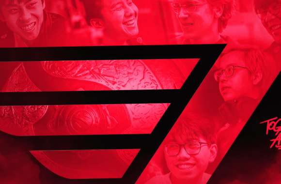 Esports Team T1 HD Desktop Wallpaper - Dynamic Red Theme