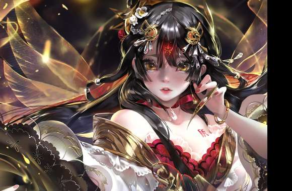 Ethereal Elegance HD Anime Wallpaper