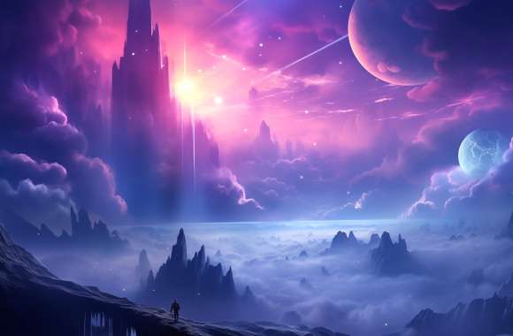 Evoking the Cosmic Dreamscape wallpapers hd quality