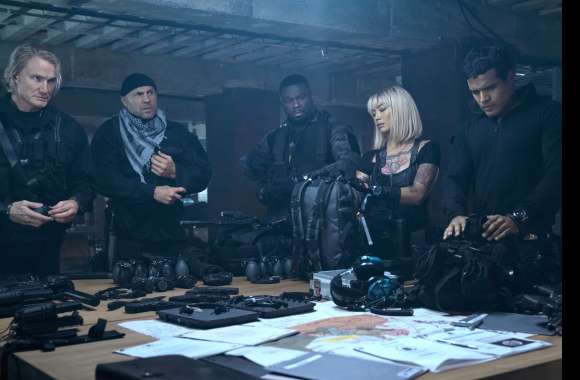 Expend4bles Cast Action-Packed Featuring Lundgren, Scipio, 50 Cent, Couture, and Tran