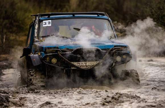 Extreme Off-Road Adventure of Muddy Vehicle