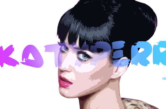 Face Portrait Singer Music Katy Perry