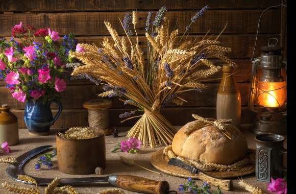 Fall Harvest Still Life -