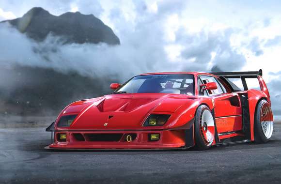 Ferrari F40 A Stunning Supercar Delight wallpapers hd quality