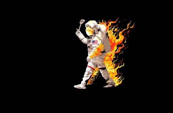 Fiery Astronaut A Humorous Sci-Fi