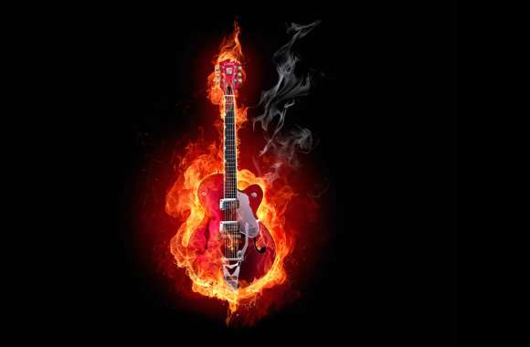 Fiery Guitar