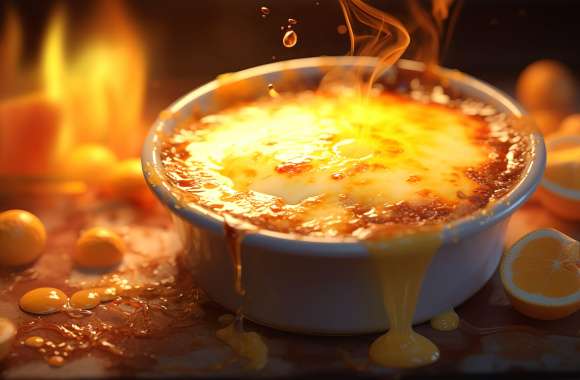 Flaming Crème Brûlée