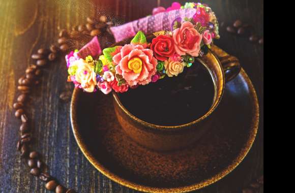 Floral Coffee Delight