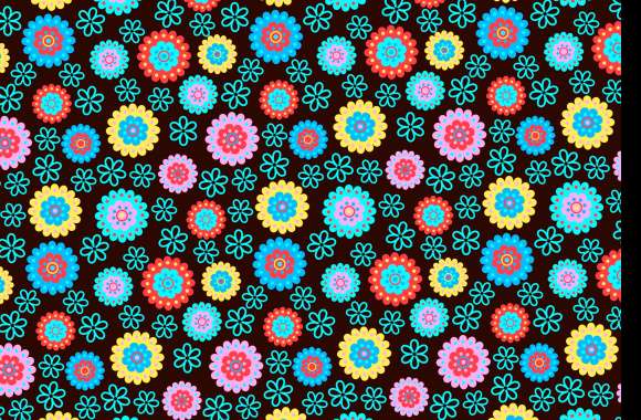 Floral Colors Artistic Flower