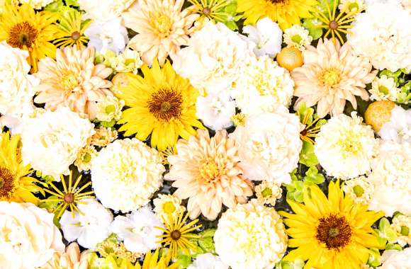 Flower bouquet Yellow aesthetic