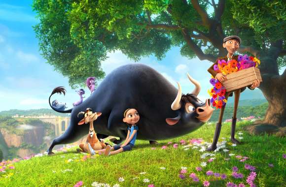 Flower Goat Child Bull Ferdinand (Movie) Movie Ferdinand