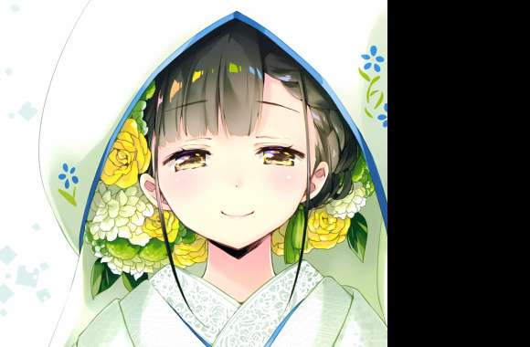 Flower Kimono Anime