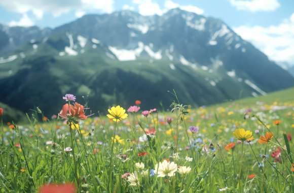 Flower Meadow Alps