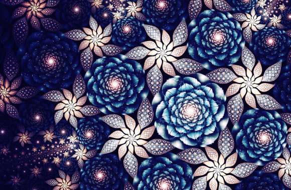 Flower Pattern Abstract Fractal