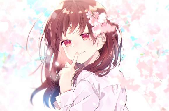 Flower Red Eyes Anime Original