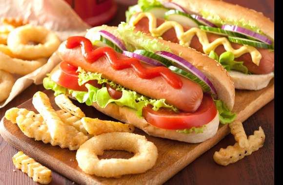 Food Hot Dog wallpapers hd quality