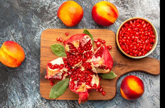 Food Pomegranate wallpapers hd quality