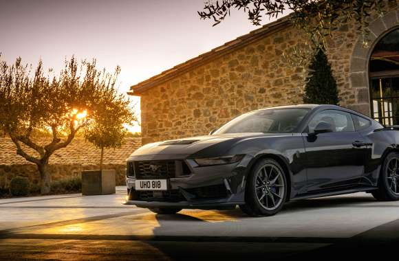 Ford Mustang Dark Horse Sunset