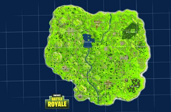 Fortnite Battle Royale Map