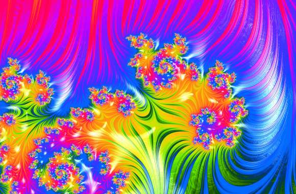 Fractal Art for your Desktop - Full Spectrum Corals