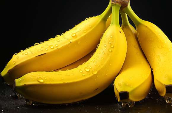Fresh Bananas - Vibrant Desktop Background wallpapers hd quality