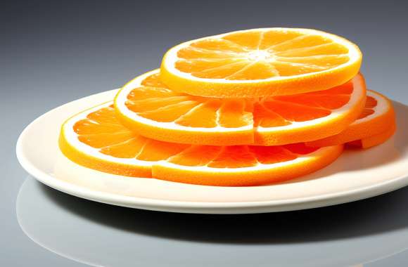 Fresh Orange Slices