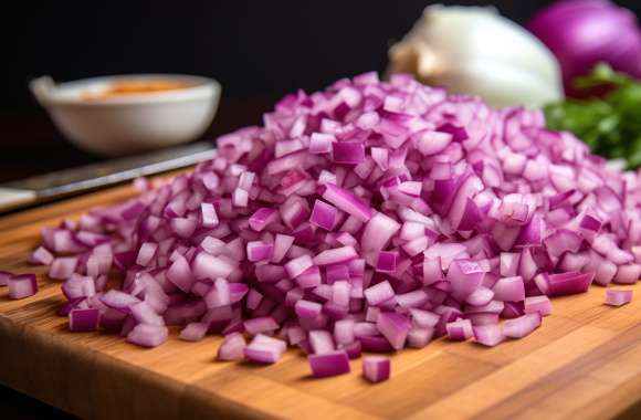 Freshly Chopped Onion wallpapers hd quality