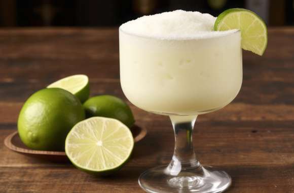 Frosty Lime Daiquiri - AI Art wallpapers hd quality