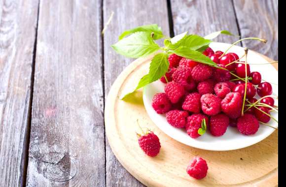 Fruit Cherry Raspberry Food Berry