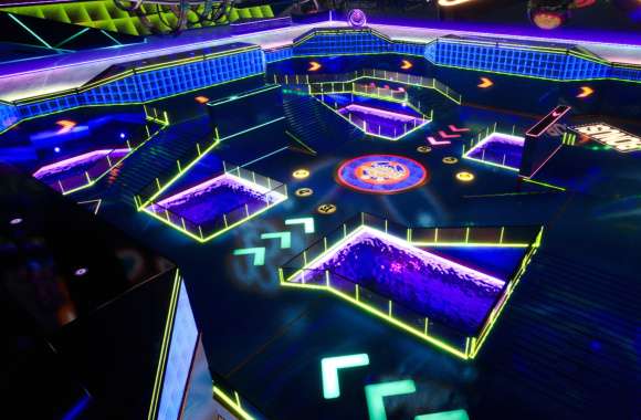 Futuristic Foamstars Arena for Gamers wallpapers hd quality