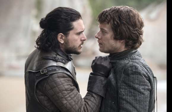 Game of Thrones Wallpaper Jon Snow & Theon Greyjoy HD Background
