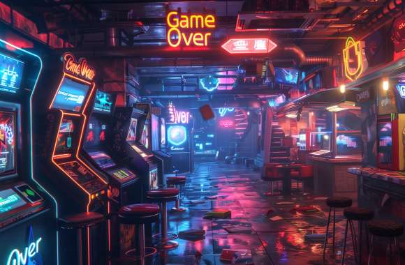 Game Over Arcade Bar