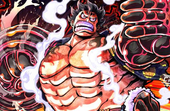 Gear Fourth Monkey D. Luffy Anime One Piece