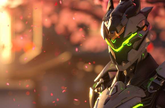 Genji of Overwatch in Bloom