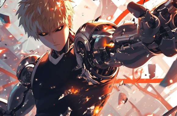 Genos in Action - One-Punch Man