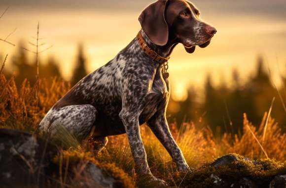 German Shorthaired Pointer Dog Wallpaper