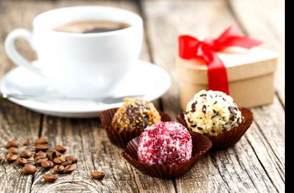 Gift Blur Cup Coffee Beans Food Sweets