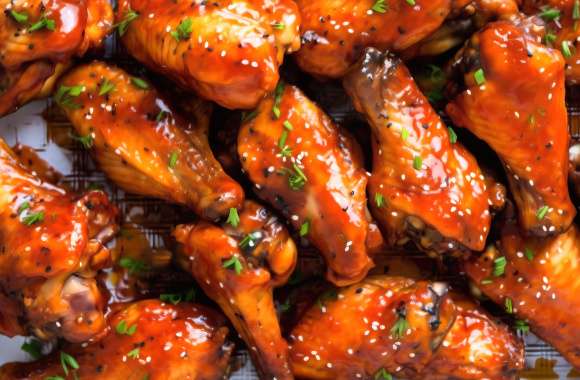 Glazed Chicken Wings wallpapers hd quality