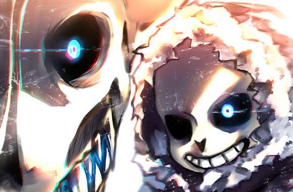 Glowing Eyes Sans from Undertale