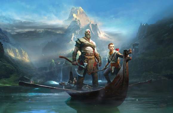 God of War Kratos and Atreus