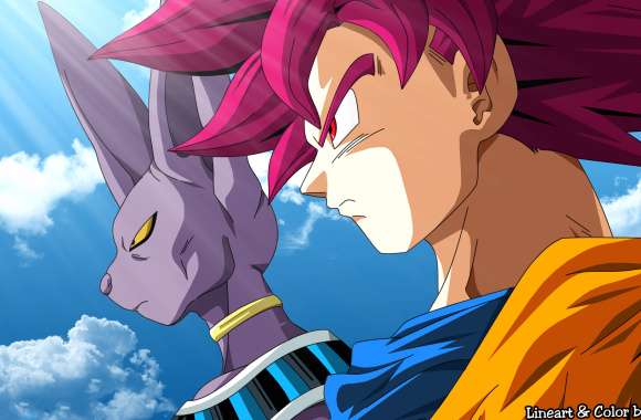 Goku & Beerus Dragon Ball Super 4K UHD Wallpaper