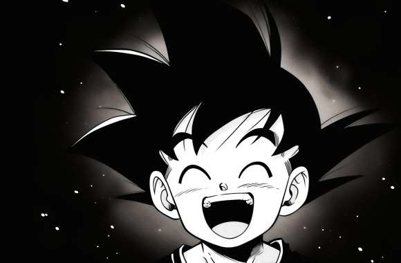 Goku Joyful Moment - Dragon Ball Manga