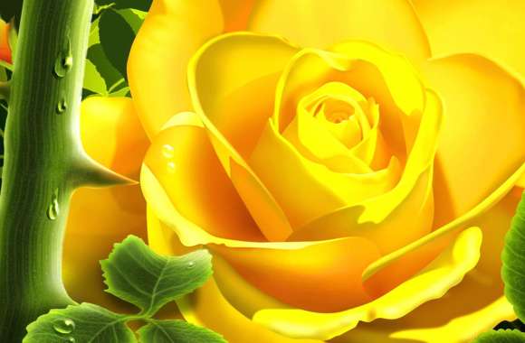 Golden Rose Nature