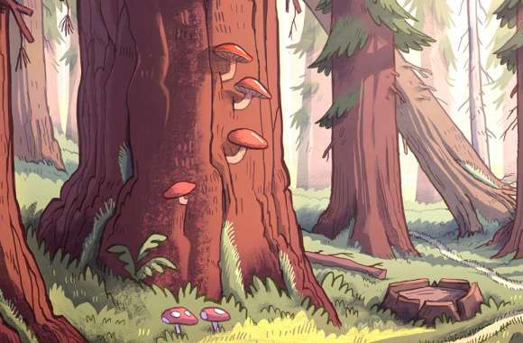 Gravity Falls Forest