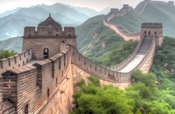 Great Wall of China view